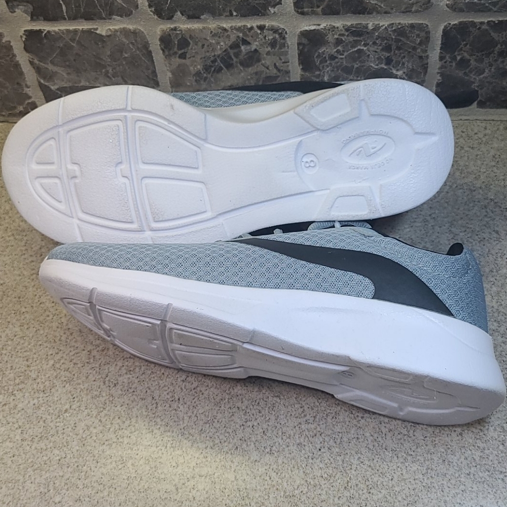 Athletic Works MENS Memory Foam.  Grey/White sz 8 - Picture 6 of 10